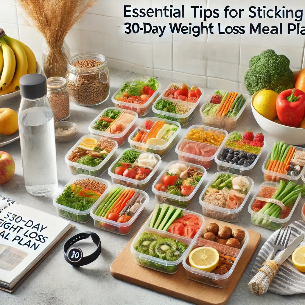 30-Day Weight Loss Meal Plan: Vegetarian & Non-Vegetarian Options for Fast Fat Loss! 4 essential tips